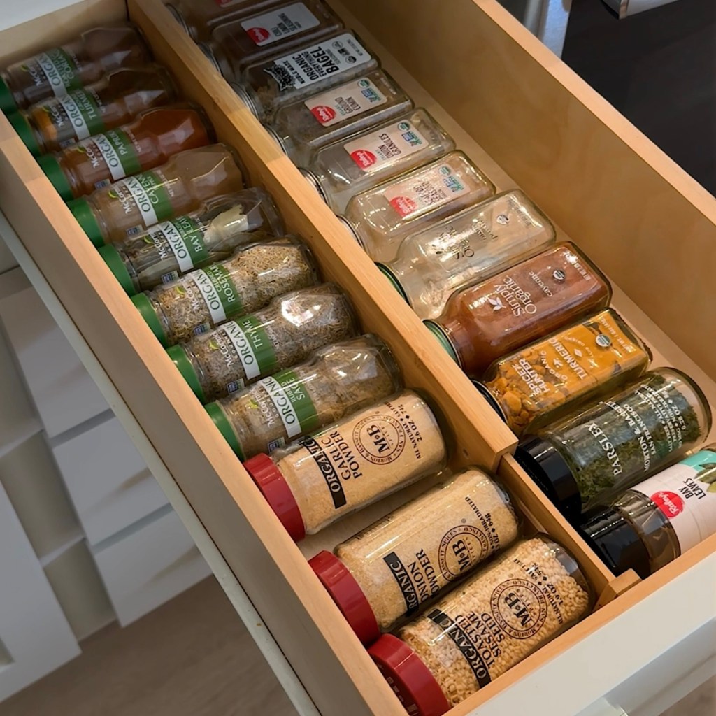 Spice Rack Organization